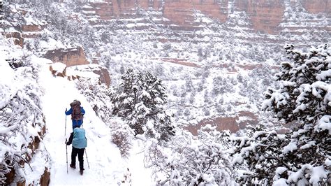 Grand Canyon under winter weather advisory as snow showers continue ...