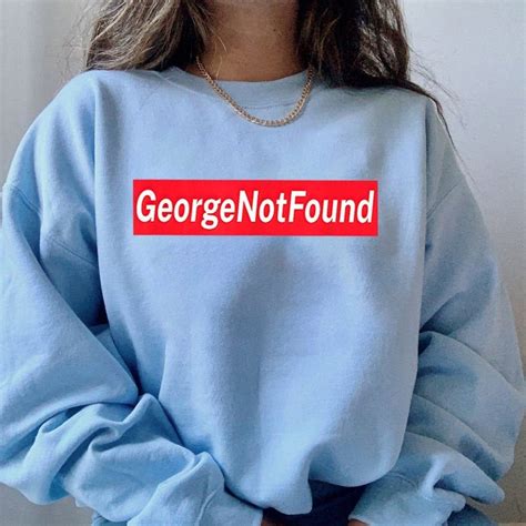 Georgenotfound Merch 404 George Not Found Crewneck Sweatshirt | Etsy