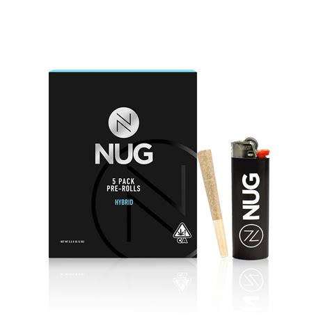 NUG Preroll 5pk w/Lighter - Dutch Fritter - NUG