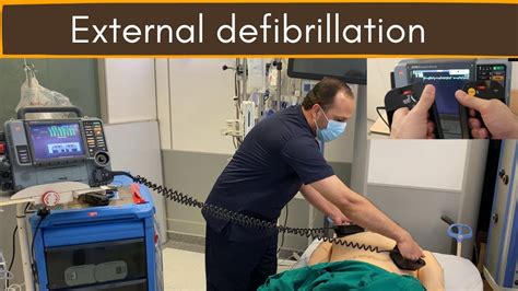 External defibrillation (DC Shock) - YouTube