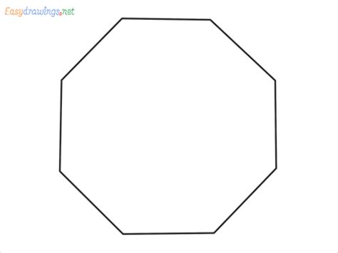 How To Draw An Octagon shape Step by Step - [4 Easy Phase]