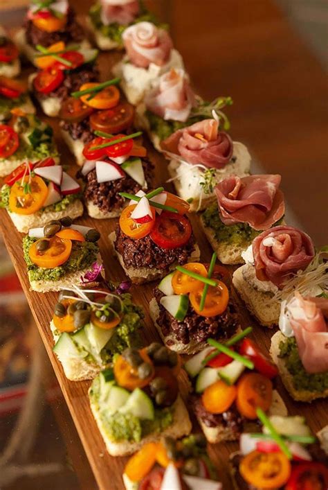 These perfectly easy canapés can be made ahead of time, are served cold, and are simply perfect ...