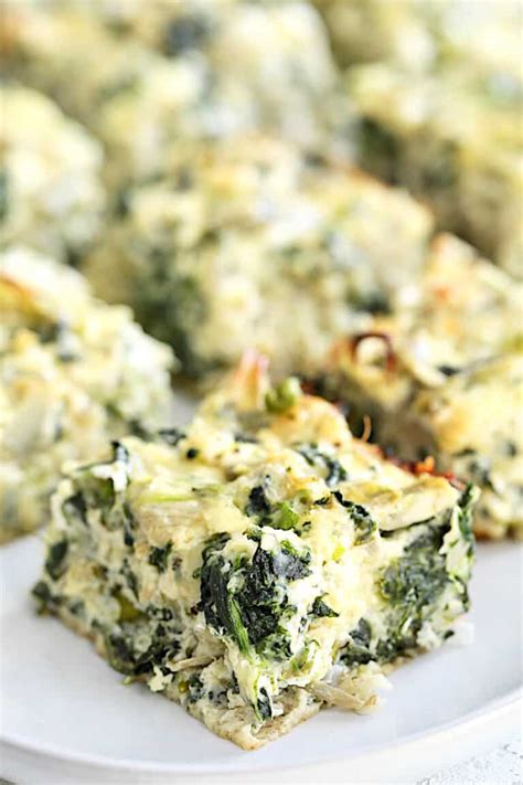 Spinach Artichoke Squares - Easy Appetizer Recipe!