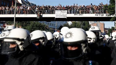 G20 protests: Police, demonstrators clash in Germany - CNN