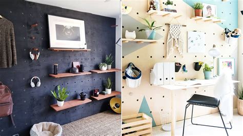 10 Pegboard Desk Ideas for Your Home Office | Gridfiti