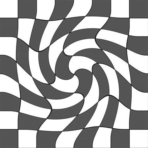 Op-Art черно-белая спираль Бесплатная фотография - Public Domain Pictures