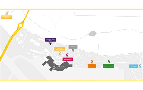 Airport Car Park Map | Leeds Bradford Airport