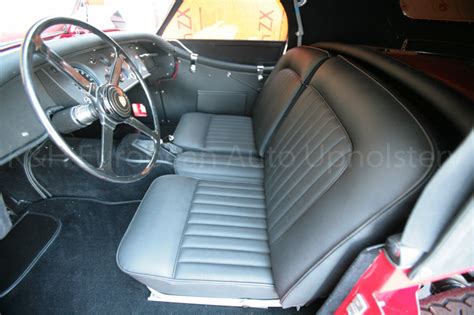 Gallery: Jaguar XK140 RDS Black Interior – K&H European Auto Upholstery