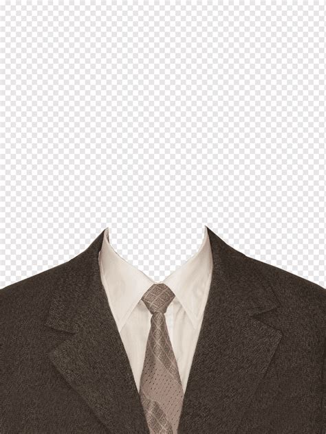 View Coat And Tie Template Png - Tong Kosong