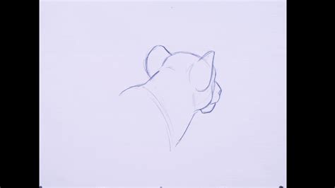 Nala Head Turn Animation Demo (Set of 7 Drawings) - The Art of Aaron Blaise