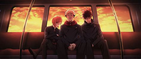 2560x1080 Jujutsu Kaisen Characters 2560x1080 Resolution Wallpaper, HD ...