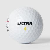 Funny Personalized Name Golf Balls | Zazzle