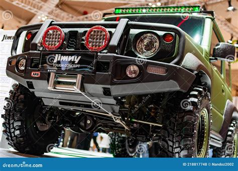 An Off-road Suzuki Jimny editorial stock photo. Image of racing - 218817748