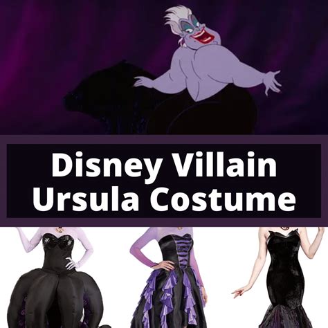 Disney's Ursula costume and plus size Ursula DIY costume.