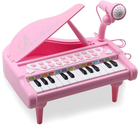 Amy&Benton Piano Keyboard Toy for Baby, 24 Keys Electronic Toy Piano ...