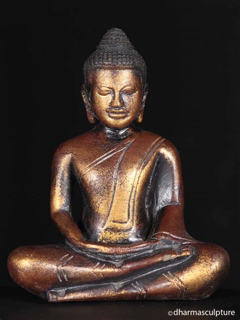 Dhyana Mudra Wood Buddha Statue (5ts8)