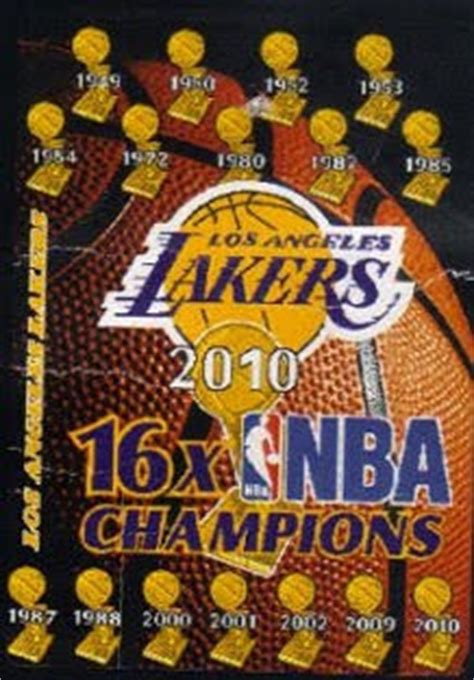 Los Angeles Lakers: 16 Championships