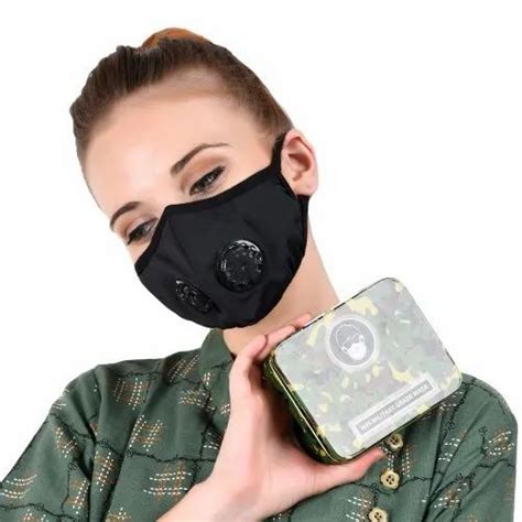 Military Grade N99 Mask With Two Valves (Large, Black) at Rs 300/piece | N99 Mask in Ghaziabad ...