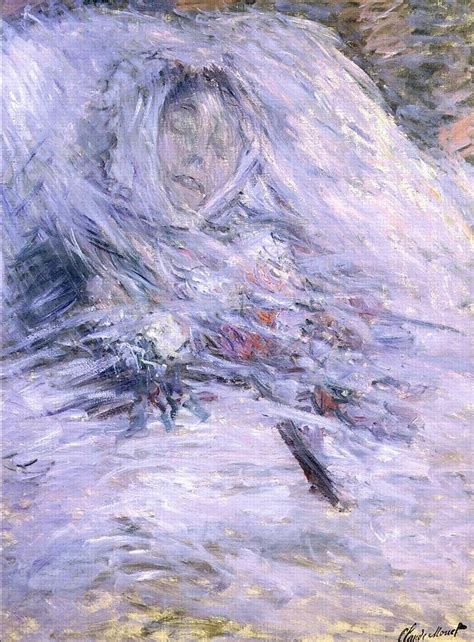 Camille on her deathbed Painting by Claude Monet - Pixels