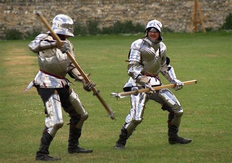 Knights fighting with poleaxes at Portchester Castle | Flickr