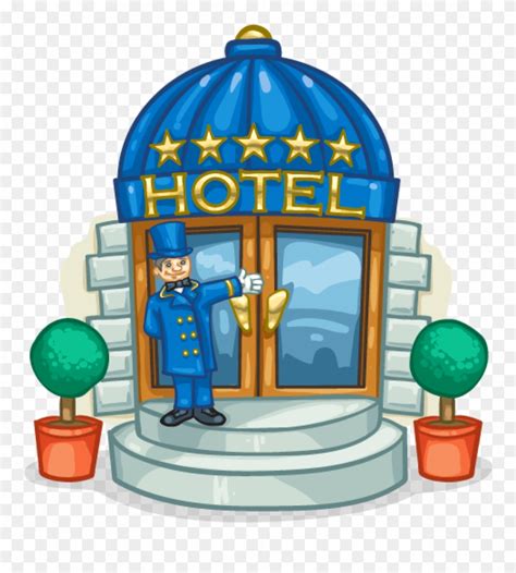 Five Star Hotel - Five Star Hotel Cartoon Clipart (#4590850) - PinClipart