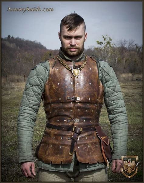 Larp Armor, Knight Armor, Armor Clothing, Medieval Clothes, Leather ...