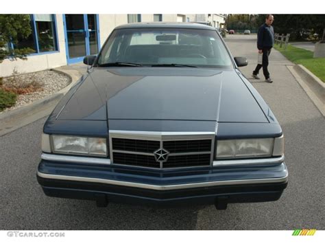 Blue Metallic 1989 Dodge Dynasty I4 Exterior Photo #55423790 | GTCarLot.com