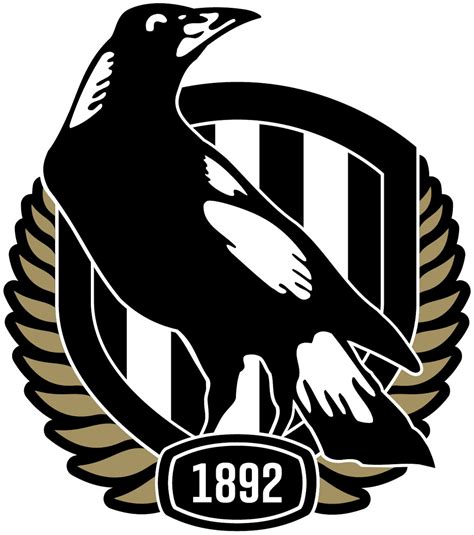 Collingwood football club Logo SVG PNG DIGITAL download cut | Etsy