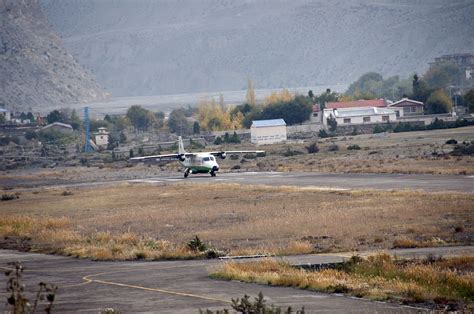 14 Airplane Ready To Take Off From Jomsom Airport