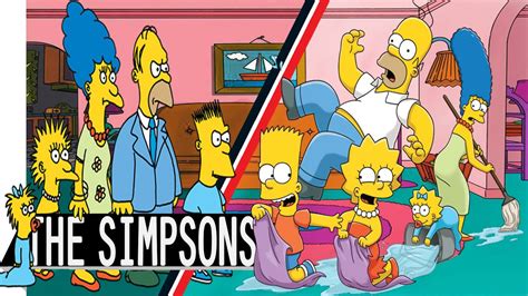 Evolution Of Simpsons - YouTube