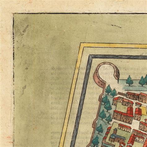 Old Map of Lucca Tuscany 1572 Very Rare Map Ancient Fine - Etsy