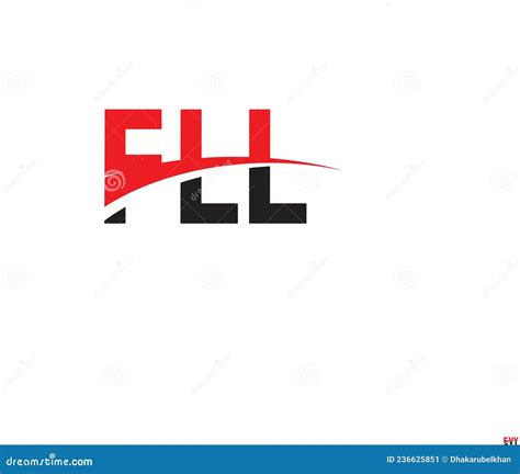 FLL Letter Initial Logo Design Vector Illustration Stock Vector - Illustration of symbol, text ...