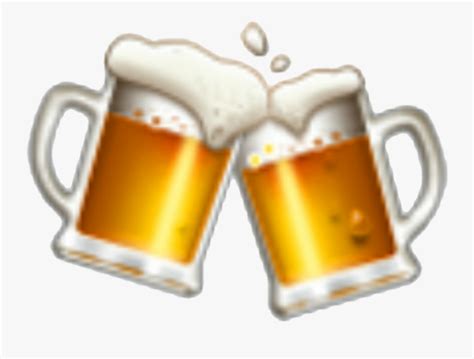 Beer Mugs Cheers Png Download - Beer Emoji Png , Free Transparent ...