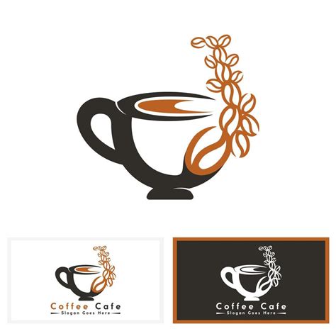 Simple modern coffee and cafe logo design template. Coffee logo concept design. 11482757 Vector ...