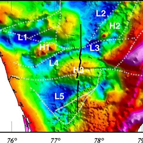 Physiographic map of the Palghat gap. BGH: Biligirirangan hills, NH ...