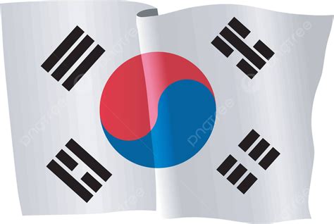 Flag Of South Korea Banner National Flag Vector, Banner, National, Flag ...