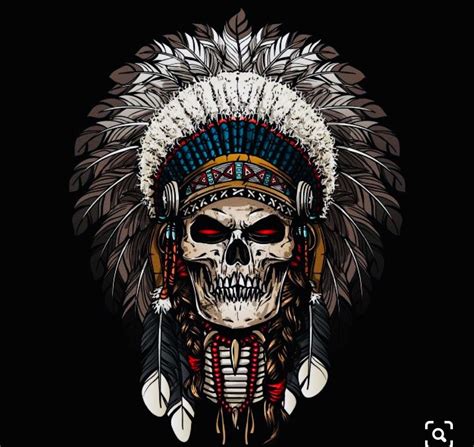 Pin by Bassa O1 on INDIAN CHEIF WARRIORS | Skull wallpaper, Indian skull tattoos, Indian skull