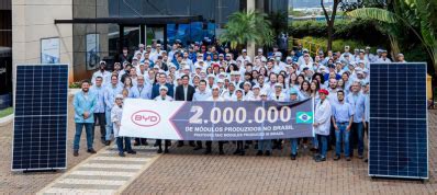 BYD factory in Brazil crosses 2 million milestone in module production ...