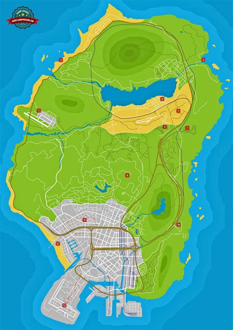 Gta 5 Car Locations Map