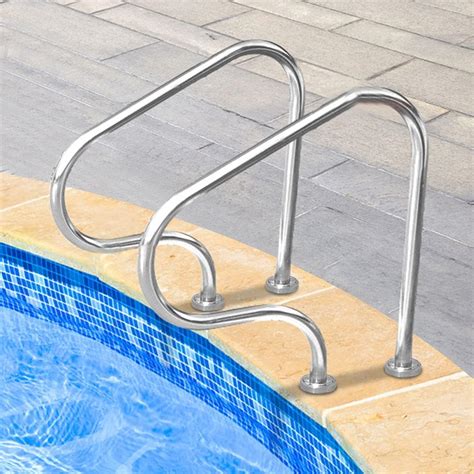 Amazon.com: YERT Pool Handrail, Pool Safety Handrails,Stainless Steel ...