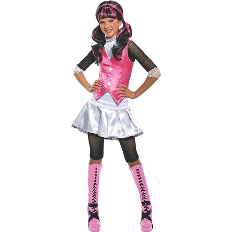 Rubie's Monster High Draculaura Girl's Halloween Fancy-Dress Costume for Child, S - Walmart.com