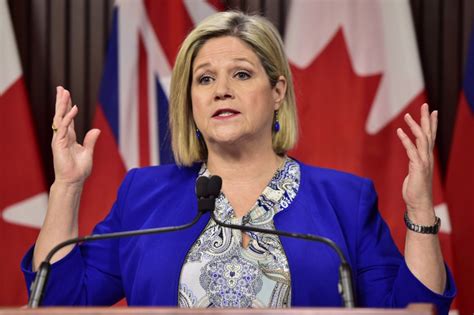 Ontario NDP leader Andrea Horwath commits to $20/hr minimum wage - North Bay News