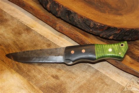 Large Scandi Grind Bushcrafter — Twisted Iron Forge