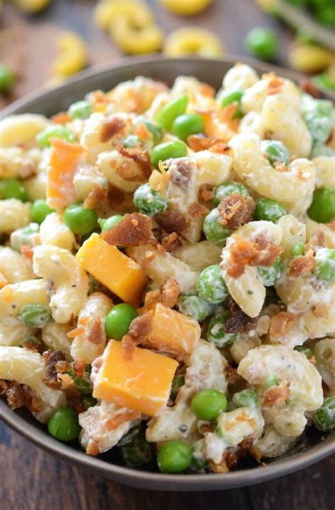 The Best Macaroni Salad with Cheese and Peas - Home, Family, Style and Art Ideas