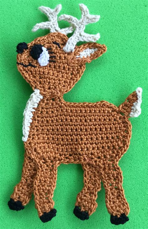 crochet-deer-2-ply-body-with-antlers • Kerri's Crochet