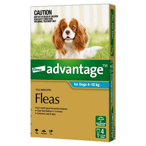 Advantage Flea Control for Dogs 4-10kg - 4 Pack | eBay