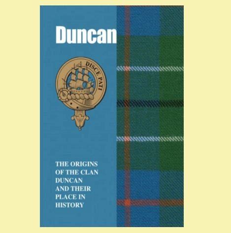 Duncan Clan Badge History Scottish Family Name Origins Mini Book