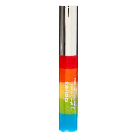 Rainbow Lip Gloss Tube - Watermelon | Claire's