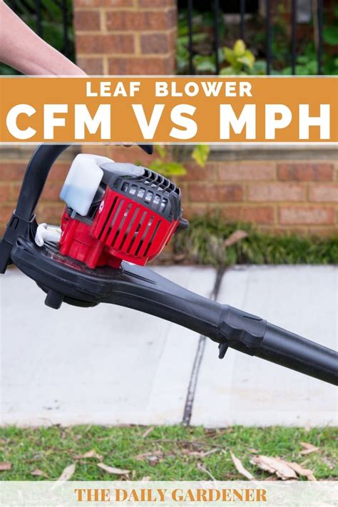 CFM vs. MPH: Which is Important for a Leaf Blower?