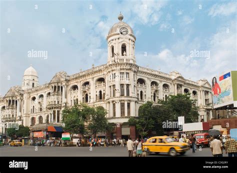 Building in a city, Metropolitan Building, Esplanade, Kolkata, West Bengal, India Stock Photo ...